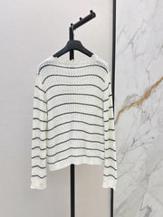 Classic Crew-Neck Knit Cardigan