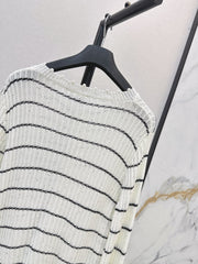 Classic Crew-Neck Knit Cardigan