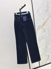 Monogram Velvet Trousers