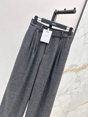 Grey Wool Trousers