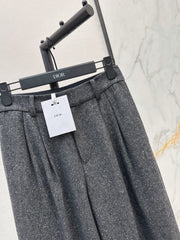 Grey Wool Trousers