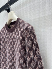Vintage-Style Knit Cardigan