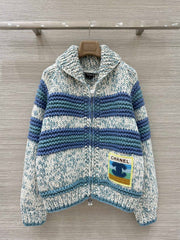 Chunky knit crochet sweater oversized coat