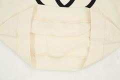 Classic style hooded sweatshirt with oversized interlocking G print