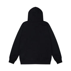 Classic style hooded sweatshirt with oversized interlocking G print