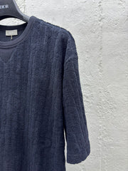 Allover printed terry short sleeves