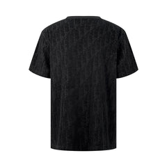 Allover printed terry short sleeves