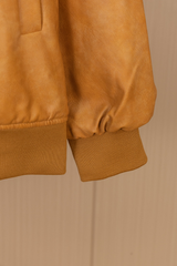 Lambskin embroidered jacket