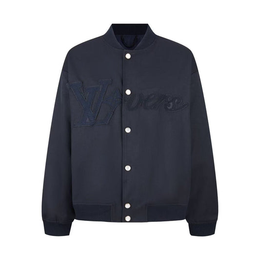 Dark blue simple jacket