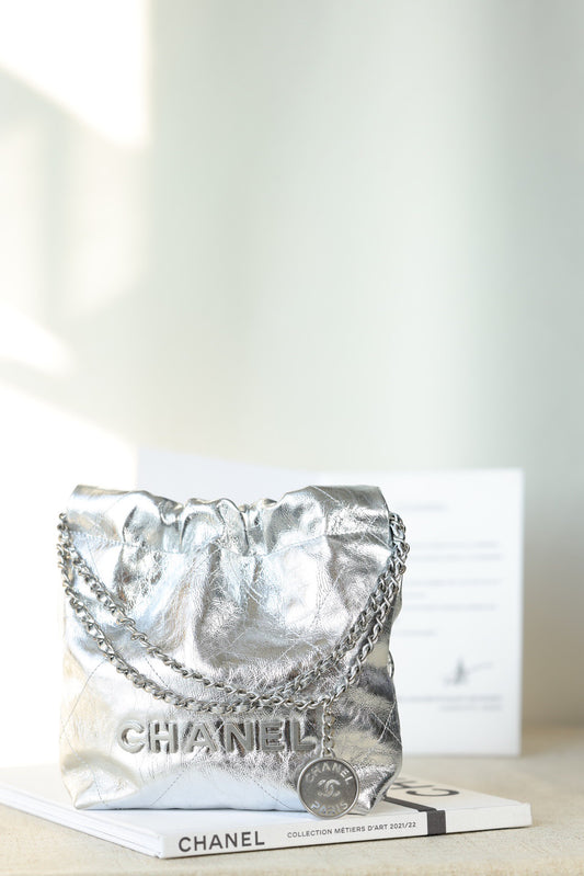 small silver bag