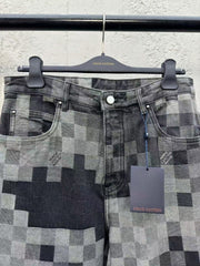 Checkerboard Mosaic Jeans