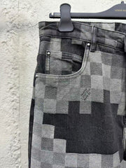 Checkerboard Mosaic Jeans