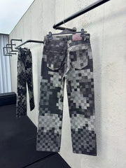 Checkerboard Mosaic Jeans