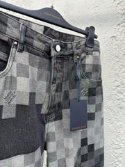 Checkerboard Mosaic Jeans