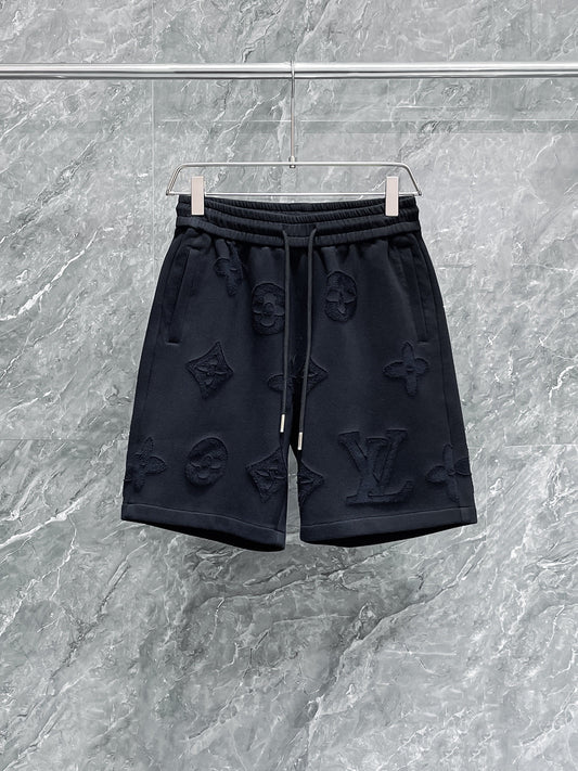 Patchwork casual shorts