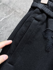 Patchwork casual shorts