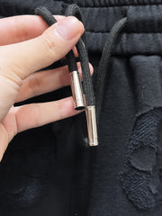 Patchwork casual shorts