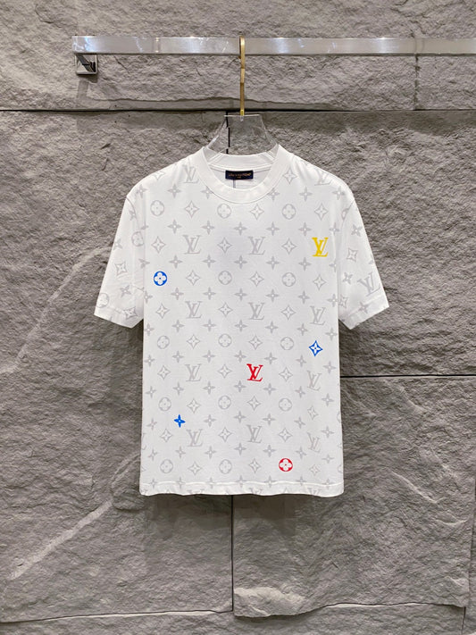 Colorful printed short sleeves