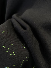 Gradient decorative short sleeves