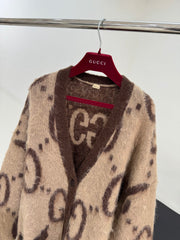 Mohair Double-Sided Cardigan