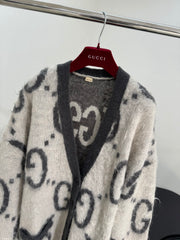Mohair Double-Sided Cardigan