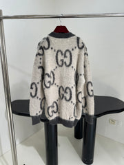 Mohair Double-Sided Cardigan