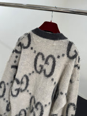 Mohair Double-Sided Cardigan