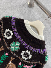 Reindeer and Christmas Tree Sweater