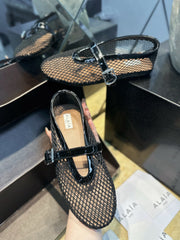Mesh ballet shoes