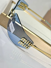 Light blue sunglasses