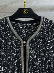 Rhinestone Knitted Jacket