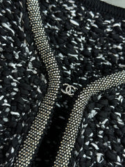 Rhinestone Knitted Jacket