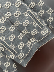 Stand Collar Zip-Up Cardigan