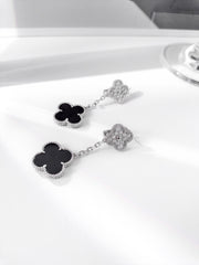Four-leaf clover earrings