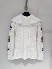 Cashmere coat with double zipper design