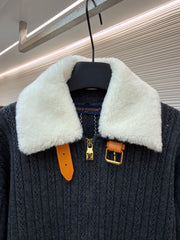 Cashmere & Wool Zippered Waistband