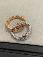 Serpent full diamond ring