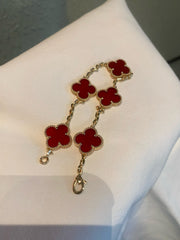 Red agate bracelet