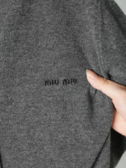 Classic Crew Neck Knit Cardigan