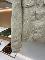 Embossed Denim Jacket