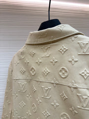 Embossed Denim Jacket