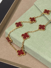 Red agate necklace