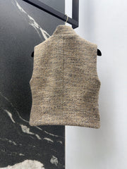 High-end retro-style vest