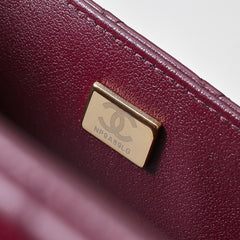 CF Wine Red Handle Bag
