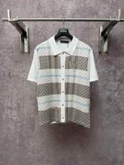 Knitted Short-Sleeve Shirt