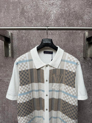 Knitted Short-Sleeve Shirt