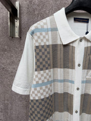 Knitted Short-Sleeve Shirt