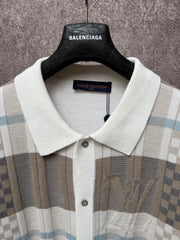 Knitted Short-Sleeve Shirt