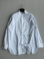 Mid-length patchwork shirt