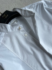 Mid-length patchwork shirt